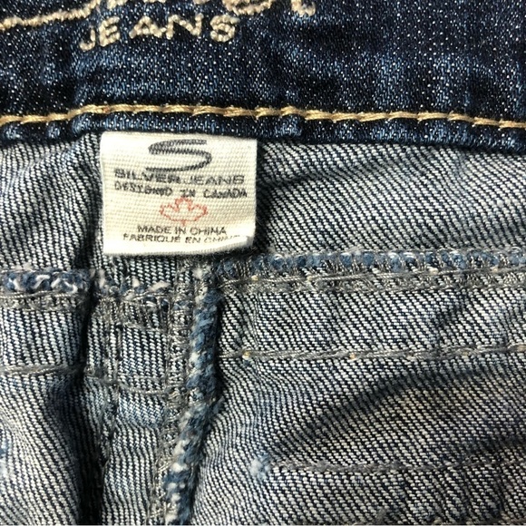 Silver McKenzie Denim Capri Jeans Dark Wash Size 28 - Picture 5 of 10